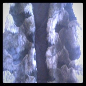 Faux fur vest